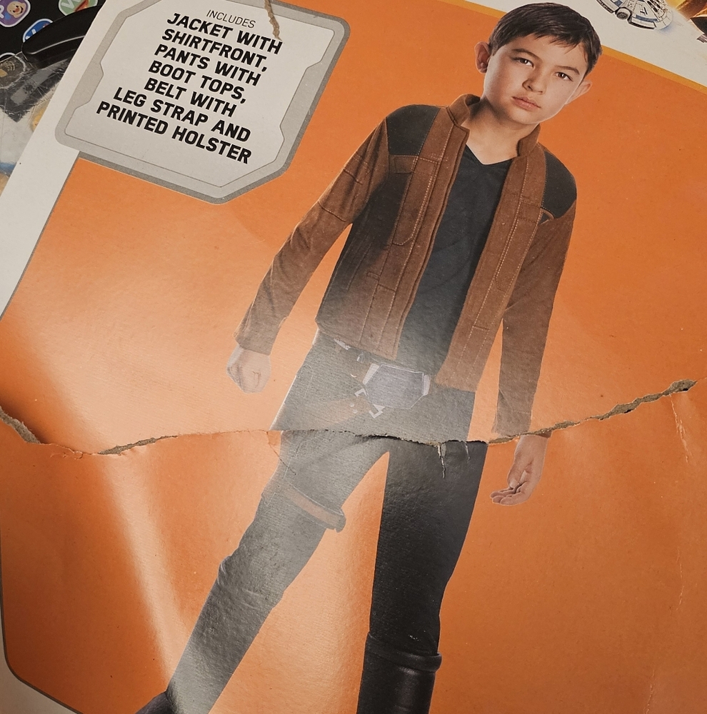 Han Solo Star Wars Costume Size 7/8 NWT